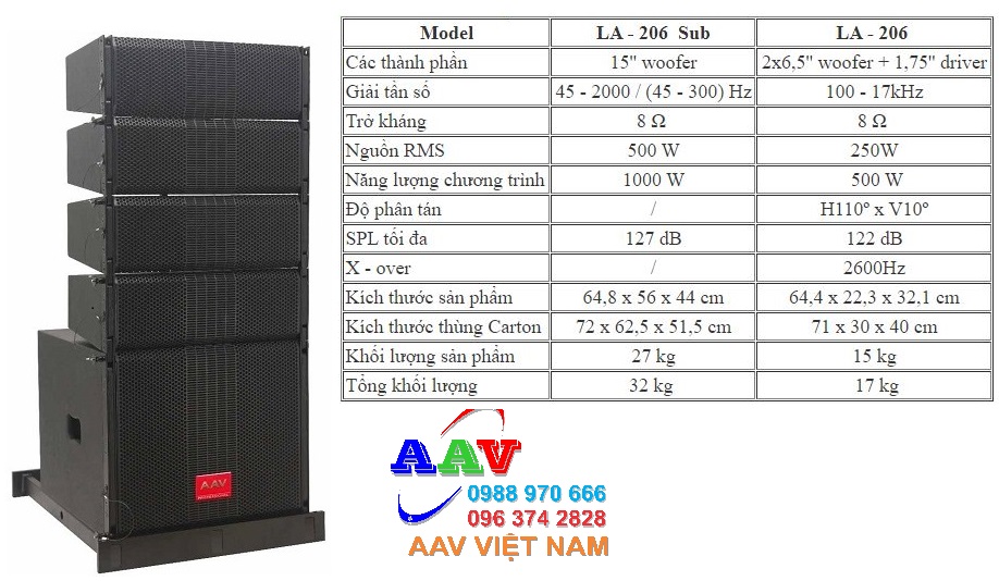 loa line array chất lượng cao